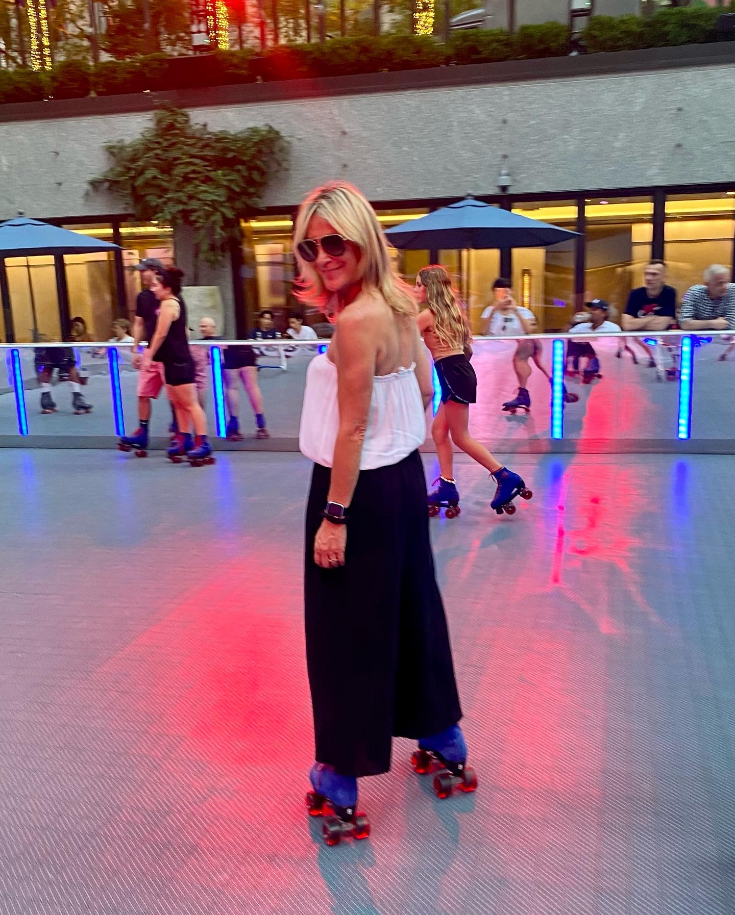 Rollerskating at Rockefeller Center